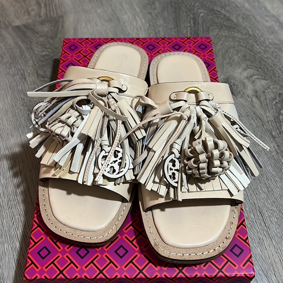 Tory Burch Shoes - Tory Burch miller tassel slide